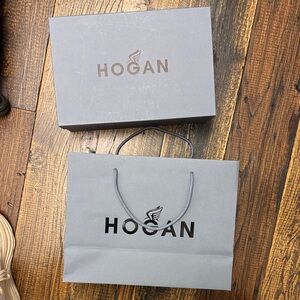 Hogan Gray Box and Bag Set